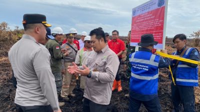 KLHK dan Polres Kubu Raya Segel PT. Putra Lirik Domas