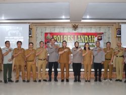 Polres Landak Gelar Zoom Meting Rapat Koordinasi Ketahanan Pangan