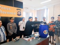 Polres Singkawang Musnahkan BB Sabu 156,88 gram