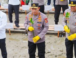 Kapolri dan Menteri LHK Tanam Mangrove di Mempawah, Dukung Pemulihan Ekosistem Pesisir