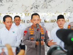 Kapolri Tinjau Penanganan Karhutla Titik Api Terus Menurun di Kalbar