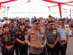 Kapoksahli Kodam XII/Tpr Hadiri Gerakan Pangan Murah di Polda Kalbar
