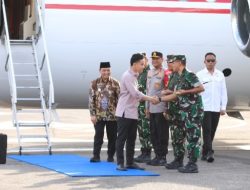 Pangdam XII/Tpr bersama Forkopimda Sambut Kedatangan Wakil Presiden