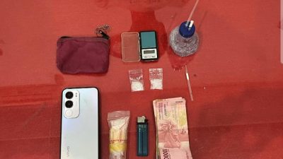 Polsek Marau Tangkap 2 Pelaku Pengedar Sabu di Kecamatan Air Upas