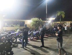 Rajia Balap Liar dan Kenalpot Brong, Polres Ketapang Amankan 39 Sepeda Motor
