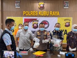 Polres Kubu Raya Musnahkan 2 Kg Sabu Hasil Tangkapan di 2 Lokasi