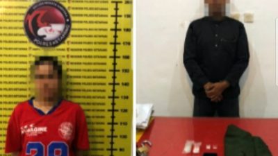 Polsek Marau Bekuk Tiga Pria dan Satu Wanita Pengedar Narkoba 