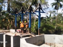 Pelaksana Proyek Pintu Air di Kubu, Kami Sudah Laksanakan Sesuai Spek