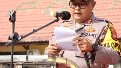 Kapolres Melawi Sampaikan Sasaran Prioritas Operasi Zebra Kapuas 2025