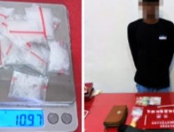 Polsek Nanga Tayap Tangkap Pengedar Narkoba, 26 Klip Sabu Disita