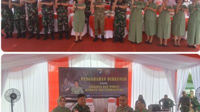 Kunjungan Kerja Dirhukumad Brigjen TNI Aloysius Agung Widi Wandono di Kumdam XII/Tanjungpura: Penguatan Pembinaan & Penegakan Hukum di Jajaran TNI AD