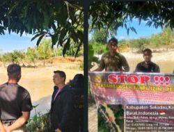 Polsek Nanga Mahap Sosialisasi dan Himbau Cegah Aktifitas PETI