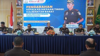 Kajati Kalbar Kunjungi Kejari Singkawang, Berikan Pengarahan Kepada Jajaran