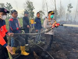 Polres Kubu Raya Selidiki Lahan 7,2 Hektar Terbakar di Punggur Kecil