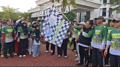 Wabup Sukiryanto Resmi Lepas Jalan Sehat UNU Kalbar di Kubu Raya