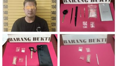 Tiga Pengedar Sabu di Ngabang di Bekuk Polisi