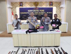 Polres Ketapang Gelar Konferensi Pers, Kasus Teror di Kecamatan Air Upas