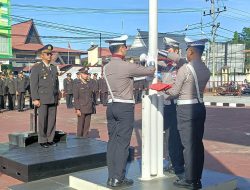 Upacara Harkitnas ke-118 di Polres Sanggau Jadi Momentum Bangkit Hadapi Tantangan Era Digital