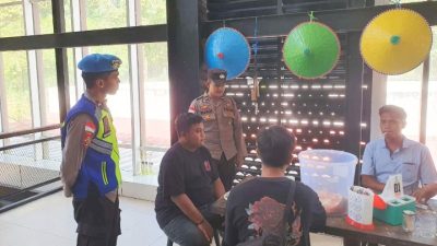 Polsek Entikong Perkuat Pengamanan Wilayah Perbatasan