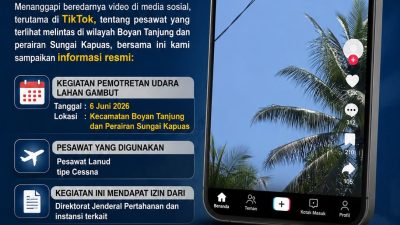 Pesawat Misterius di Langit Kapuas Hulu? Polres Berikan Penjelasan Resmi Kepada Masyarakat