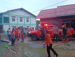 Rumah Semi Permanen di Kota Sanggau Terbakar, Dugaan Api Berawal dari Percikan Korek Api