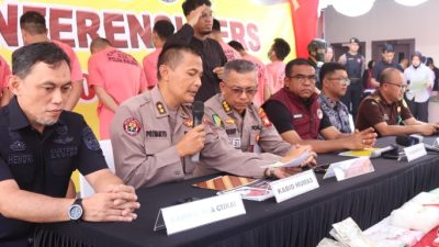 Polda Kalbar Gagalkan Peredaran Narkoba Miliaran Rupiah, 32 Tersangka Diamankan