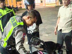 Polres Ketapang Tindak Tegas Balap Liar dan Knalpot Brong