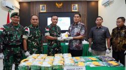 Kodam XII/Tpr Tangkap 21,4 Kg Sabu dan Satu WNA Malaysia, Diserahkan ke BNNP Kalbar