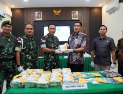 Kodam XII/Tpr Tangkap 21,4 Kg Sabu dan Satu WNA Malaysia, Diserahkan ke BNNP Kalbar