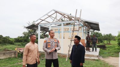 Kapolres Ketapang Tinjau Pembangunan Sumur Bor di Musholla Al Misbahul Munir