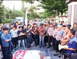 Polda Kalbar Menerima Aksi Damai Mahasiswa, Kegiatan berjalan Tertib dan Kondusif