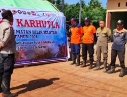 Cegah Karhutla, Polisi-TNI dan BPBD Siaga di Matan Hilir Selatan