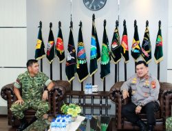 Kapolda Kalbar Temui Pangdam XII/Tanjungpura, Perkuat Sinergi Jaga Keamanan Perbatasan