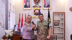 Kapolres Melawi Terima Kunjungan Dandenpom, Perkuat Sinergi TNI-Polri
