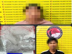 Polsek Manis Mata Ciduk 2 Pengedar, 23 Paket Sabu di Sita