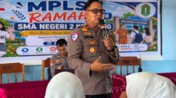 Polsek Benua Kayong MPLS di SMAN 2 Ketapang, Bahaya Narkoba dan Bullying