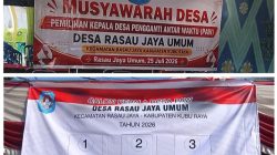Raih 145 dari 250 Suwara, Rajali Menang Telak di Musdes PAW Kades Rasau Jaya Umum