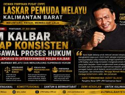 Panglima Besar DPP LPM Hadi Firmansyah (Adhy Black): LPM Tetap Konsisten Kawal Pelaporan di Ditreskrimsus Polda Kalbar demi Menjaga Marwah Melayu dan Supremasi Hukum