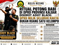 RITUAL POTONG BABI DI DPRD KALBAR DISOROT ADHI BLACK: DPRD MILIK SELURUH RAKYAT, BUKAN RUANG SATU KELOMPOK!