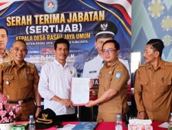 Pisah Sambut Kades Rasau Jaya Umum, Kepemimpinan Baru Diharap Bawa Kemajuan