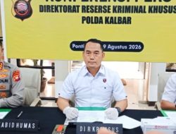 Polda Kalbar Ungkap 10 Kasus PETI, 3,47 Kg Emas Disita