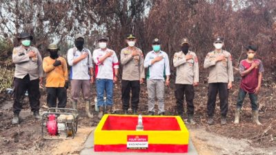 Polres Kubu Raya Gebrak Krisis Air, Bangun 16 Sumur Bor untuk Warga dan Hadapi Karhutla