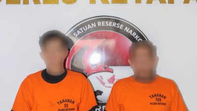 Sabu 379,91 Gram Disita, Dua Terduga Bandar Dibekuk di Sandai