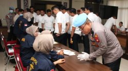 63 Anggota Polres Kubu Raya Tes Urine, Semua Negatif Narkoba