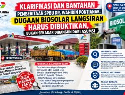 Pengelola SPBU Dr. Wahidin Pontianak Berikan Klarifikasi Terkait Pemberitaan Dugaan Langsiran Biosolar Itu Tidak Benar 